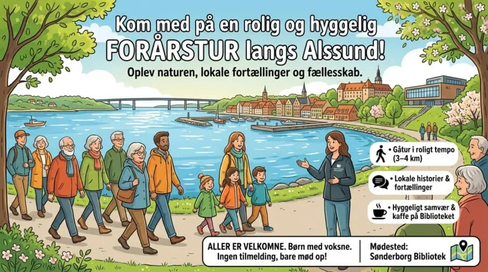 Spring Walk by Alssund Sound