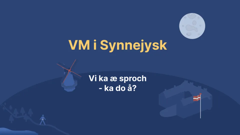 World Championship in Synnejysk dialect final